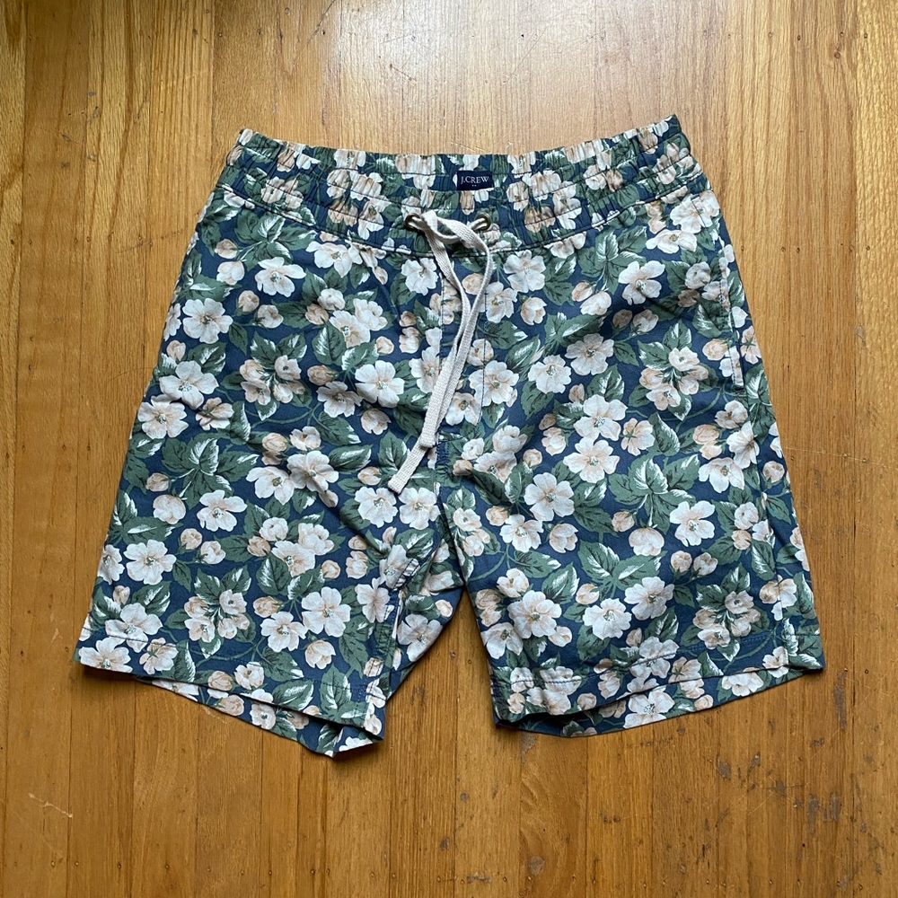 J. Crew Drawstring Shorts 7 Inch Inseam